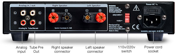 TubeMagic D1 back panel